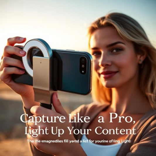 7-in-1 Magnetic Camera Grip & LED Light | Pro Creator Bundle
