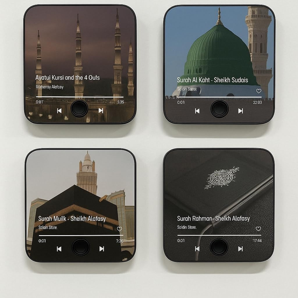 Quran Magnet with Built-in Surah Player – Portable Islamic Audio Device